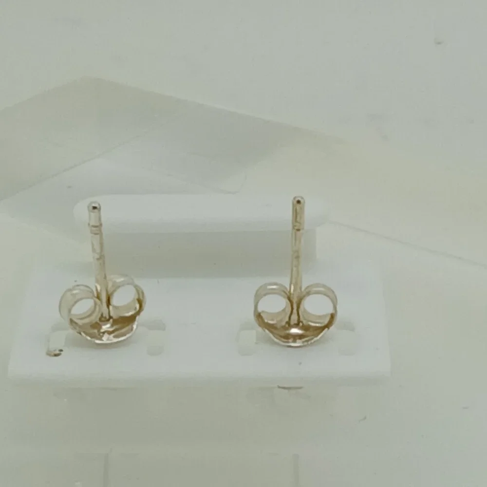 Sterling Silver 925 Celtic Knot Star Stud Earrings Interwoven Geometric Vintage - Picture 11 of 16